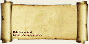 Aksentije Mališananin vizit kartica